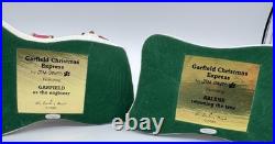 Garfield Christmas Express Train Set Danbury Mint Holiday Figurines Complete Garfield Christmas Express Train Set Danbury Mint Holiday Figurines Complete