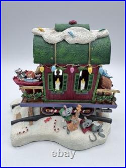 Garfield Christmas Express Train Set Danbury Mint Holiday Figurines Complete