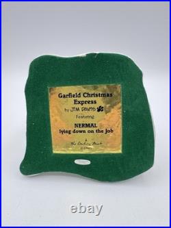 Garfield Christmas Express Train Set Danbury Mint Holiday Figurines Complete Garfield Christmas Express Train Set Danbury Mint Holiday Figurines Complete