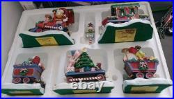 Garfield Danbury Mint Christmas Express Holiday Train Set Jim Davis