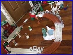 GeoTrax Fisher Price Christmas In Toy Town Holiday Train Set with Remote