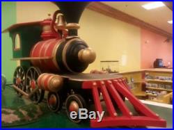 Giant Life-Size Christmas Toy Soldier & Toy Train Engine Display Decor 5 Pc. Set