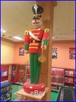 Giant Life-Size Christmas Toy Soldier & Toy Train Engine Display Decor 5 Pc. Set