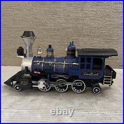 GreatLand Holiday Express Train G Scale Blue New Bright Christmas Complete WORKS