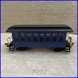 GreatLand Holiday Express Train G Scale Blue New Bright Christmas Complete WORKS