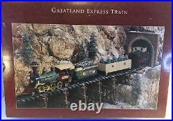 Greatland Express Train Collectible Set. Tested Works. Missing Pine Tree Freight