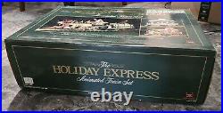 HOLIDAY EXPRESS Animated Christmas Train Set 380 New Bright 1996 LImited Edition
