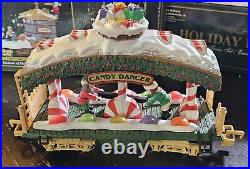HOLIDAY EXPRESS Animated Christmas Train Set 380 New Bright 1996 LImited Edition