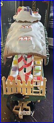 HOLIDAY EXPRESS Animated Christmas Train Set 380 New Bright 1996 LImited Edition