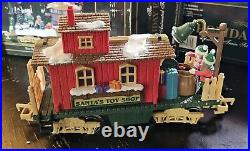 HOLIDAY EXPRESS Animated Christmas Train Set 380 New Bright 1996 LImited Edition