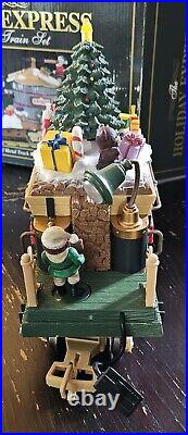 HOLIDAY EXPRESS Animated Christmas Train Set 380 New Bright 1996 LImited Edition