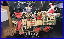 HOLIDAY EXPRESS Animated Christmas Train Set 380 New Bright 1996 LImited Edition