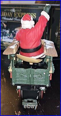 HOLIDAY EXPRESS Animated Christmas Train Set 380 New Bright 1996 LImited Edition