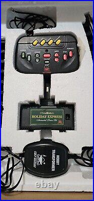 HOLIDAY EXPRESS Animated Christmas Train Set 380 New Bright 1996 LImited Edition