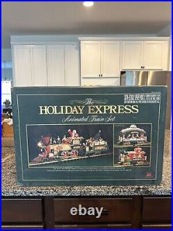 HOLIDAY EXPRESS Animated Christmas Train Set Excellent Condition