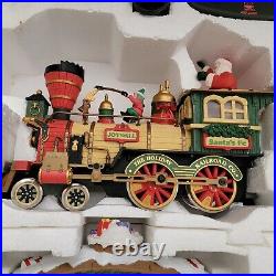 HOLIDAY EXPRESS Animated Christmas Train Set New Bright Vintage Complete Set