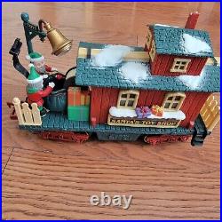 HOLIDAY EXPRESS Animated Christmas Train Set New Bright Vintage Complete Set