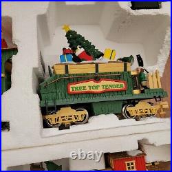 HOLIDAY EXPRESS Animated Christmas Train Set New Bright Vintage Complete Set