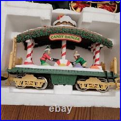 HOLIDAY EXPRESS Animated Christmas Train Set New Bright Vintage Complete Set
