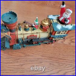 HOLIDAY EXPRESS Animated Christmas Train Set New Bright Vintage Complete Set