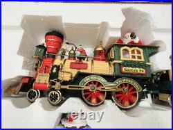 HOLIDAY EXPRESS Animated Christmas Train Set & Post Office Car New Bright HOLIDAY EXPRESS Animated Christmas Train Set & Post Office Car New Bright