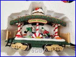 HOLIDAY EXPRESS Animated Christmas Train Set & Post Office Car New Bright HOLIDAY EXPRESS Animated Christmas Train Set & Post Office Car New Bright