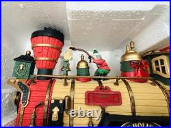 HOLIDAY EXPRESS Animated Christmas Train Set & Post Office Car New Bright HOLIDAY EXPRESS Animated Christmas Train Set & Post Office Car New Bright