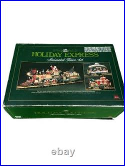 HOLIDAY EXPRESS Animated Christmas Vintage Train Set #380 New Bright 1990s FRESP
