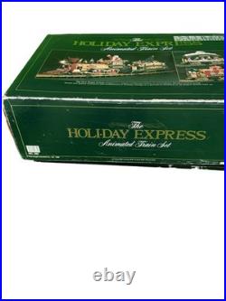 HOLIDAY EXPRESS Animated Christmas Vintage Train Set #380 New Bright 1990s FRESP