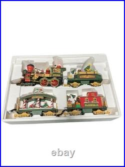 HOLIDAY EXPRESS Animated Christmas Vintage Train Set #380 New Bright 1990s FRESP