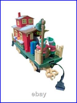 HOLIDAY EXPRESS Animated Christmas Vintage Train Set #380 New Bright 1990s FRESP