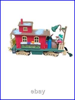 HOLIDAY EXPRESS Animated Christmas Vintage Train Set #380 New Bright 1990s FRESP