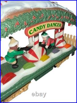 HOLIDAY EXPRESS Animated Christmas Vintage Train Set #380 New Bright 1990s FRESP