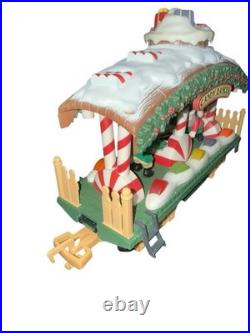 HOLIDAY EXPRESS Animated Christmas Vintage Train Set #380 New Bright 1990s FRESP