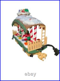 HOLIDAY EXPRESS Animated Christmas Vintage Train Set #380 New Bright 1990s FRESP