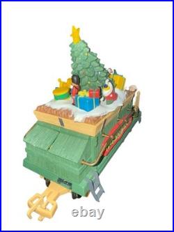 HOLIDAY EXPRESS Animated Christmas Vintage Train Set #380 New Bright 1990s FRESP
