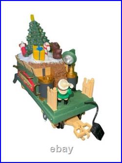 HOLIDAY EXPRESS Animated Christmas Vintage Train Set #380 New Bright 1990s FRESP