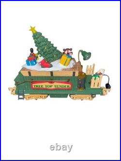 HOLIDAY EXPRESS Animated Christmas Vintage Train Set #380 New Bright 1990s FRESP