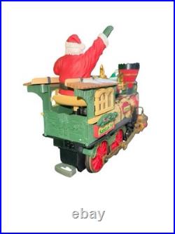 HOLIDAY EXPRESS Animated Christmas Vintage Train Set #380 New Bright 1990s FRESP