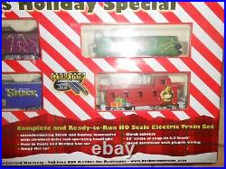 HO Scale Bachmann 00676 Sherk's Holiday Special Train set. Unopened in box