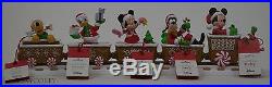 Hallmark 2016 Disney Christmas Express Train Full Set Track Mickey Minnie Pluto