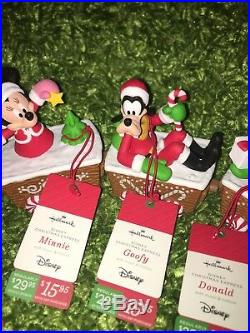 Hallmark 2016 Disney Christmas Express Train Mickey Mouse 5 Piece Set