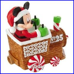 Hallmark 2016 Disney Christmas Express Train Set of 5 Mickey Goofy Donald NEW