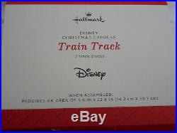 Hallmark DISNEY CHRISTMAS EXPRESS Train/Tracks Set Mickey Minnie Goofy Dog 2016