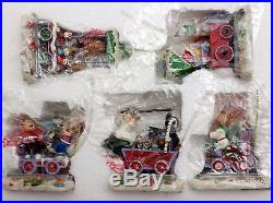Hamilton Collection Family Guy Christmas Train Sculpture Set X 5 Limited Ed 2006
