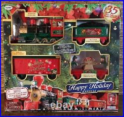 Happy Holiday Express Christmas Train Set 35 Pieces