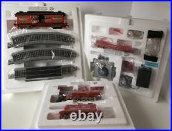 Hawthorne Village BUDWEISER Holiday Express Steam Engine Train Set With Track