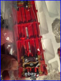 Hawthorne Village BUDWEISER Holiday Express Steam Engine Train Set With Track