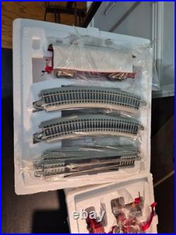 Hawthorne Village BUDWEISER Holiday Express Steam Engine Train Set With Track