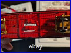 Hawthorne Village BUDWEISER Holiday Express Steam Engine Train Set With Track